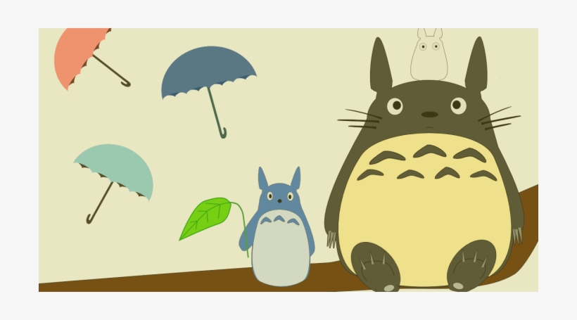 Previousnext - My Neighbor Totoro Animation Art 32x24 Poster Decor, transparent png download