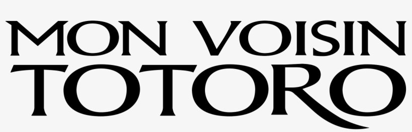 Open - My Neighbor Totoro Logo Png, transparent png download