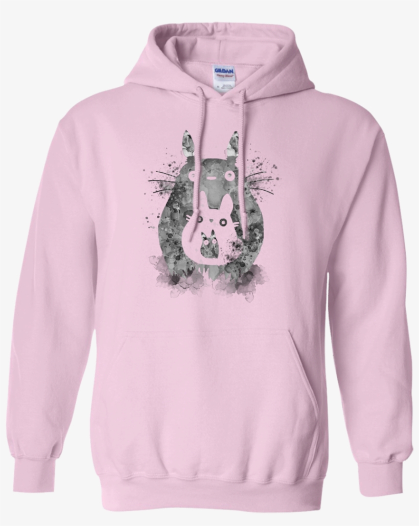 My Neighbour Watercolor And Splatter Totoro T Shirt - Black Lives Matter Backwoods Hoodie, transparent png download
