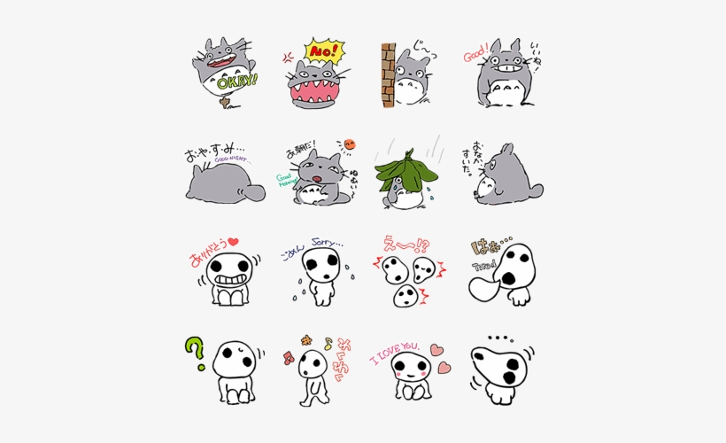 สติ๊กเกอร์ โท โท โร่, transparent png download