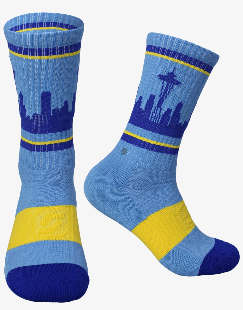 Seattle Skyline Socks - Portland, transparent png download