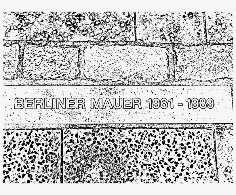 Berlin Wall Plaque Clipart Icon Png - Clipart Berlin Mauer, transparent png download
