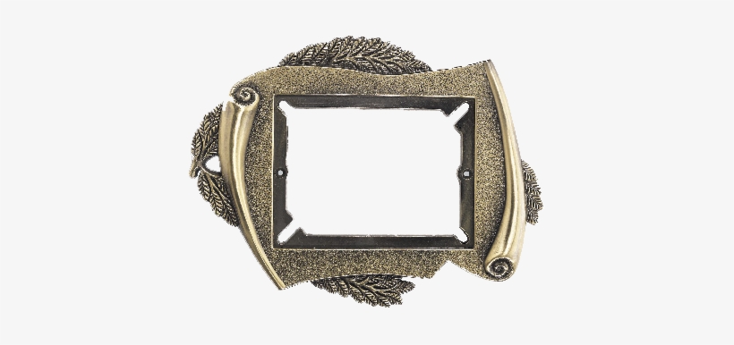 Plaque Frame Large - Makeup Mirror, transparent png download