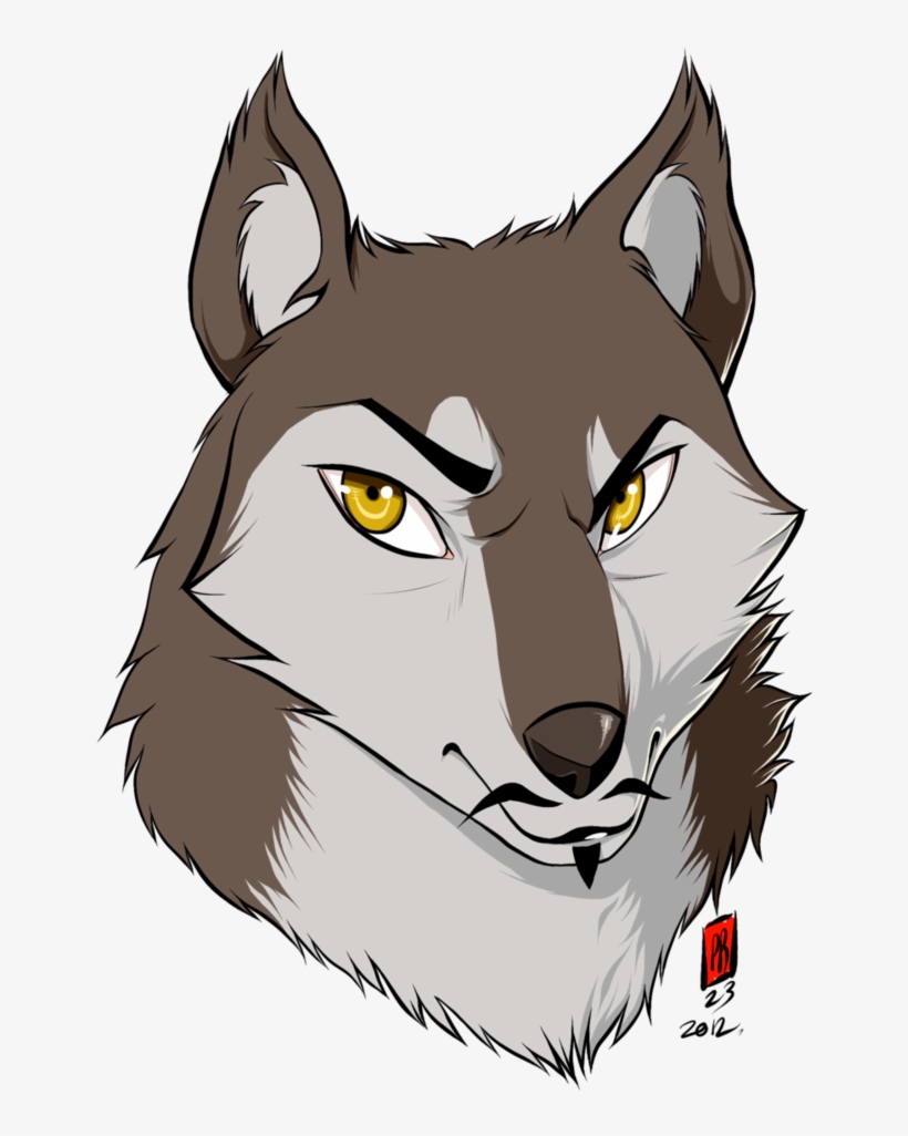 Cartoon Mammal Practice - Cartoon Wolf, transparent png download