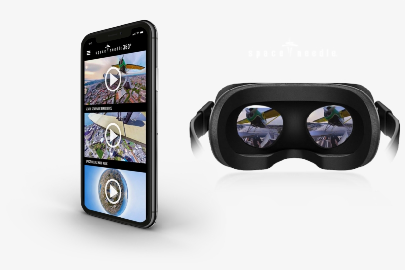 Space Needle 360° - Iphone, transparent png download