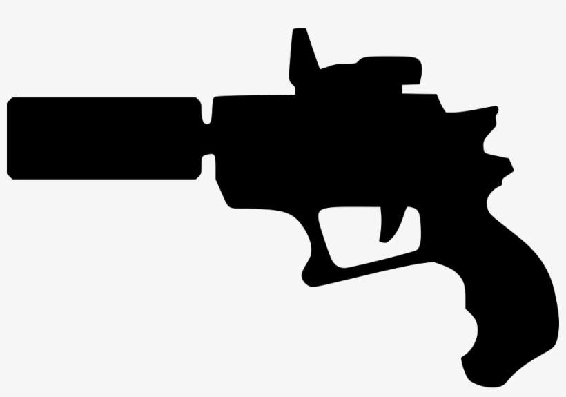 Futuristic Pistol Colt Comments - Pistol, transparent png download