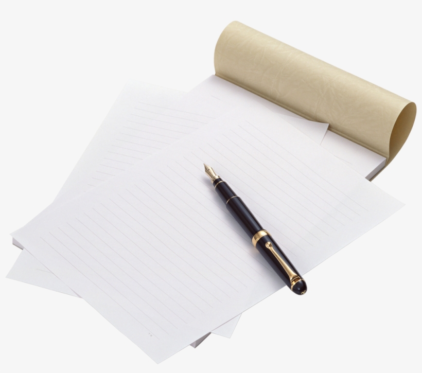 Paper Sheet Png Png - Лист Бумаги И Ручка, transparent png download