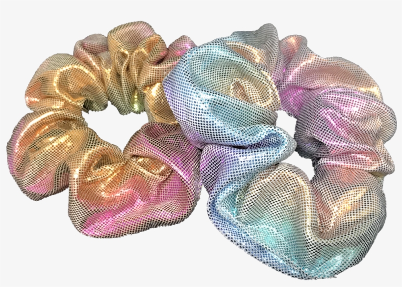 Holographic Unicorn Hair Scrunchie - Headpiece, transparent png download