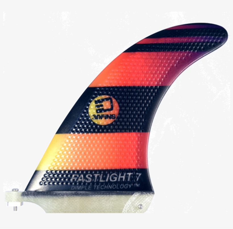 Fastlight 7" Hexcore Single Fin - Longboard 2 1 Fin, transparent png download