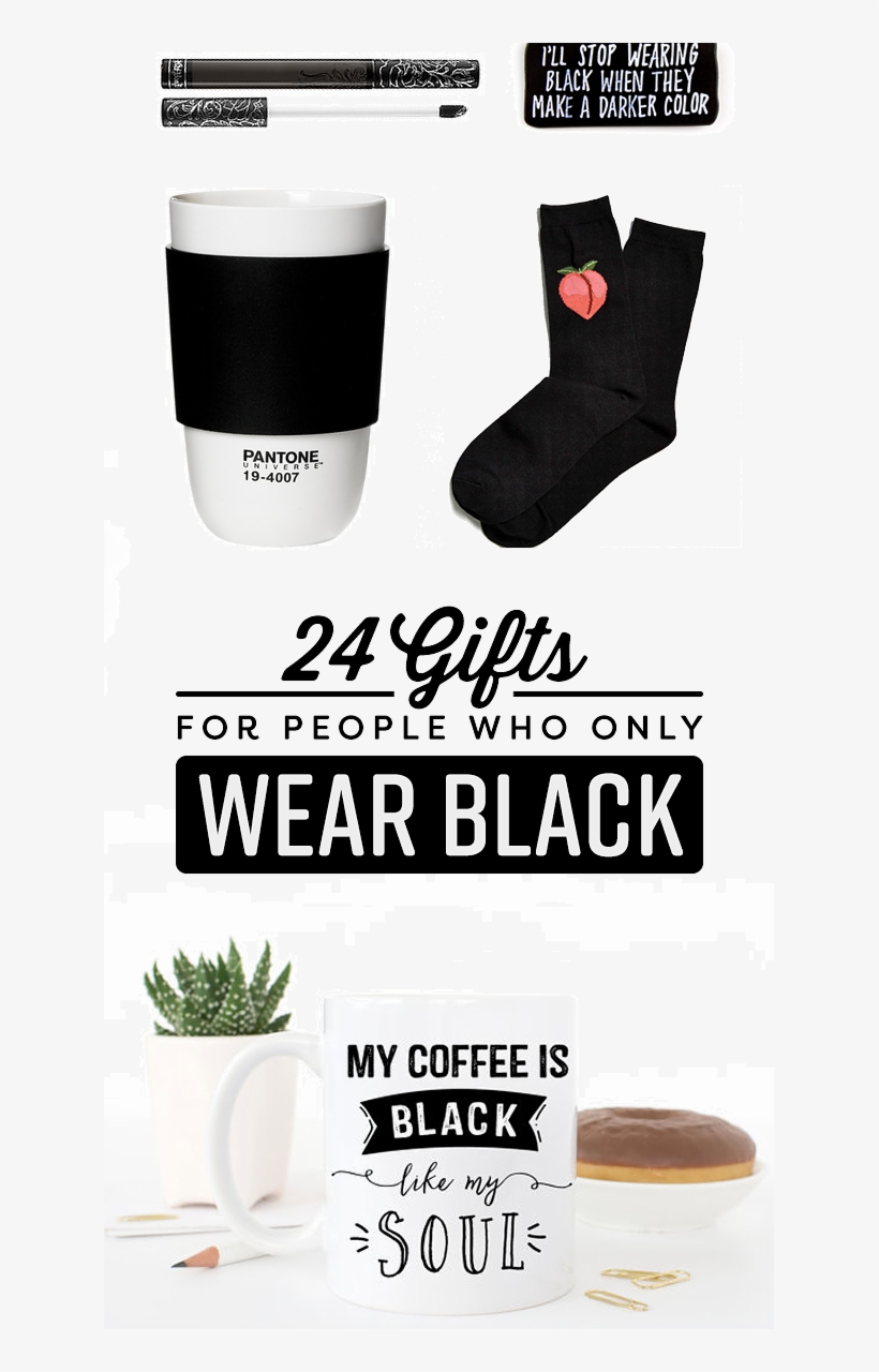 24 Gifts For People Who Only Wear Black - Boot, transparent png download