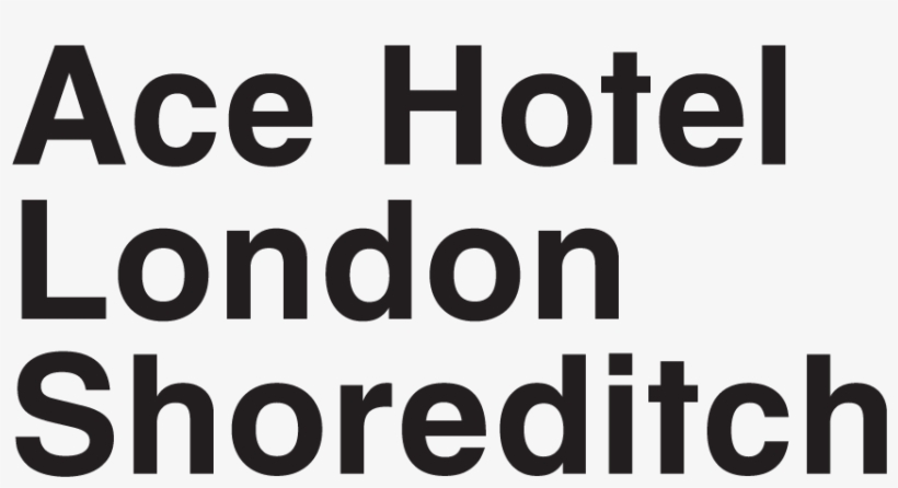 Ace Hotel London Shoreditch - Ace Hotel London Logo, transparent png download