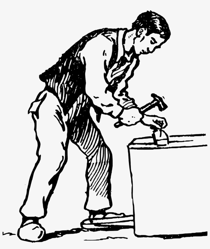 Royalty Free Library Automated Data Collection With - Carpenter Clip Art, transparent png download