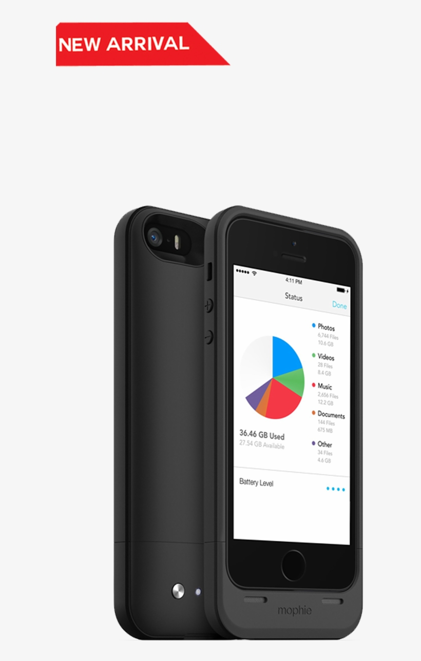 M Mophie Space Pack Iphone 5 5s Se Black 1 Malaysia - Etui Z Baterią Iphone Se, transparent png download