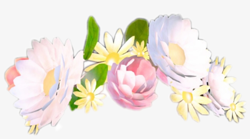 Snap Snapchat Flower Sticker By Maria - Snapchat Filters Flower Crown, transparent png download