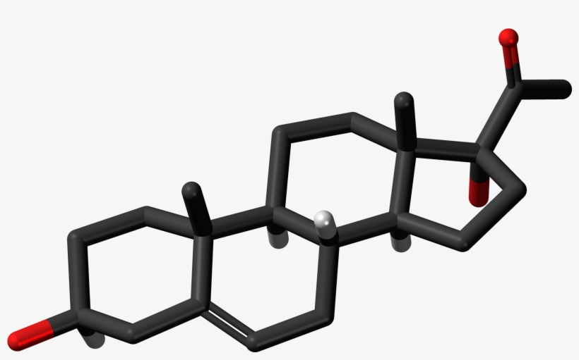 17 Hydroxypregnenolone 3d Skeletal Sticks - Hormonen Icoon, transparent png download