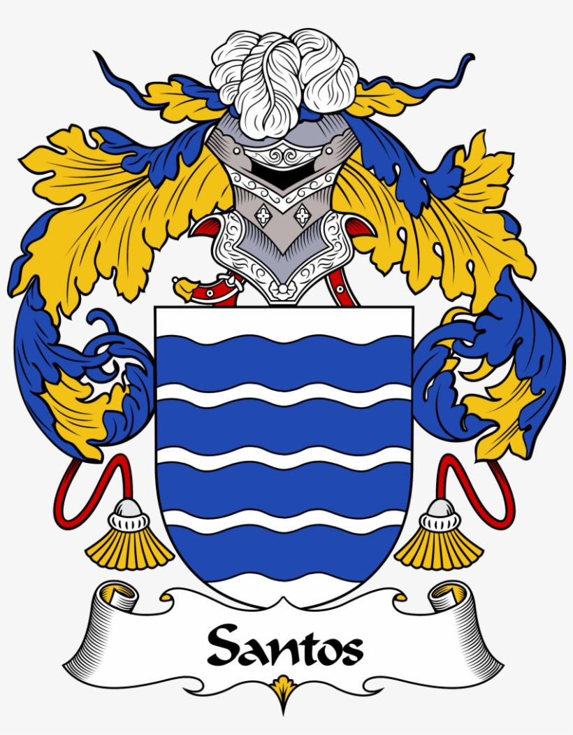Santos Coat Of Arms, Santos Family Crest, Santos Escudo - Escudo De La Familia Jimenez, transparent png download
