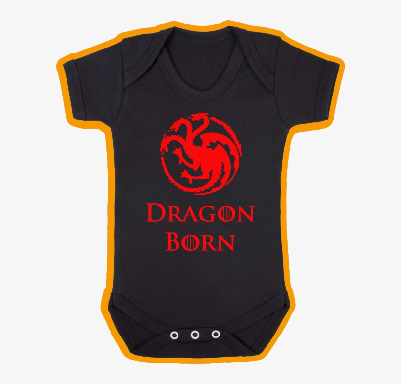 Dragon Born Baby Vest 2102 P - Infant Bodysuit, transparent png download