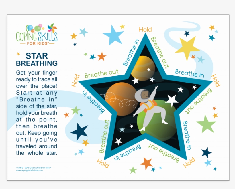 Playful Deep Breathing Star Poster - Girl Scout Cookie Incentives 2013, transparent png download