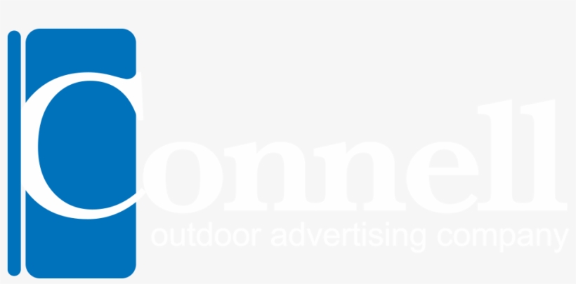 Connell Outdoor Advertising - Electric Blue, transparent png download