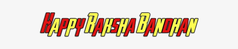 Rakhsya Bandhan Special Text Png - Orange, transparent png download