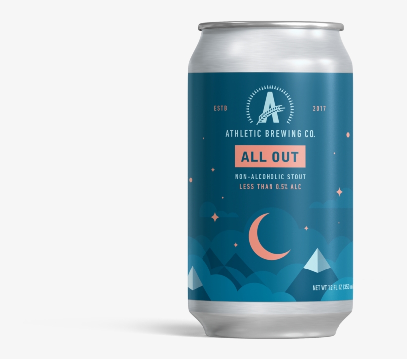 Athleticbrewingco Stout Web Wide - Athletic Beer, transparent png download