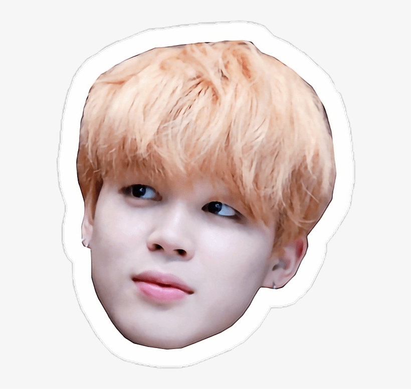 download bts jimin face sticker hd transparent png nicepngcom