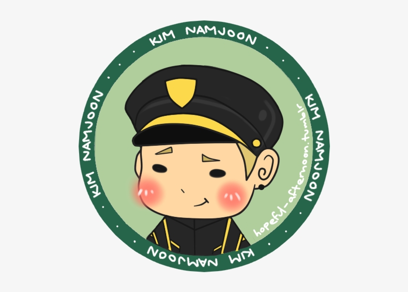 Rapmonster Chibi Sticker - Diseños De Reloj De Pared Digitales, transparent png download