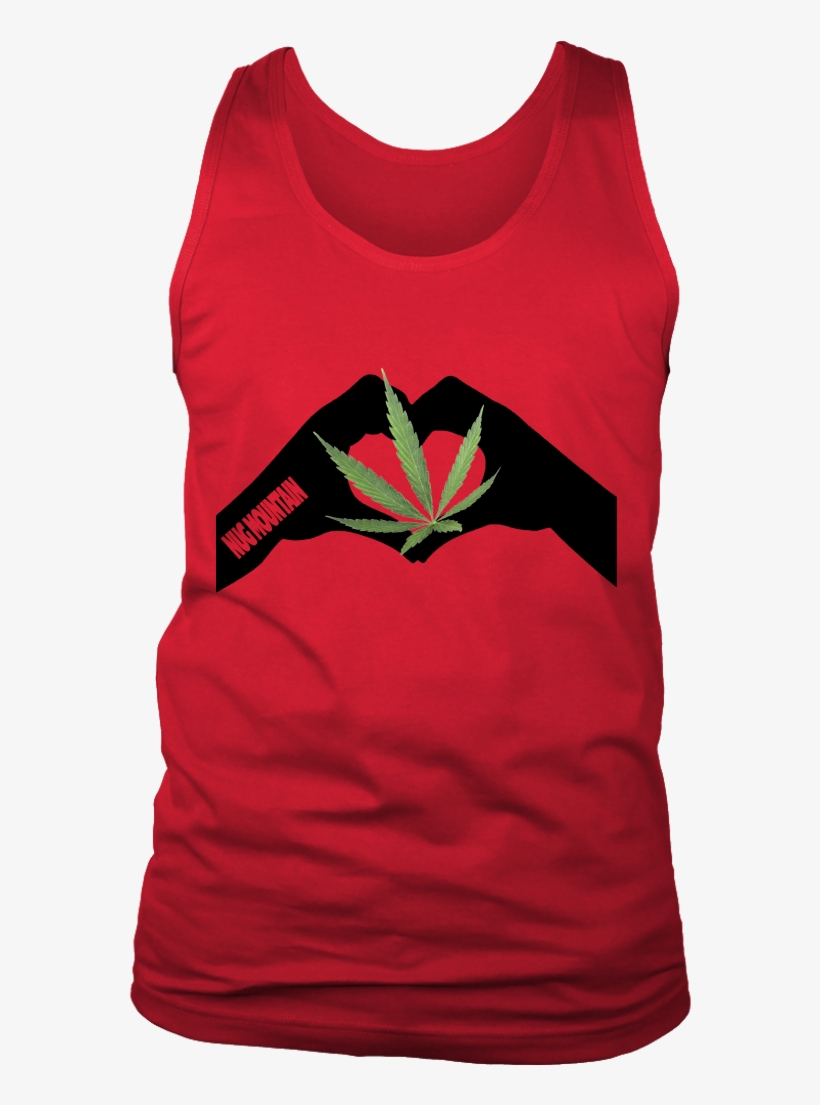 Heart Weed Men's Tank From Nug Mountain - Shirt, transparent png download
