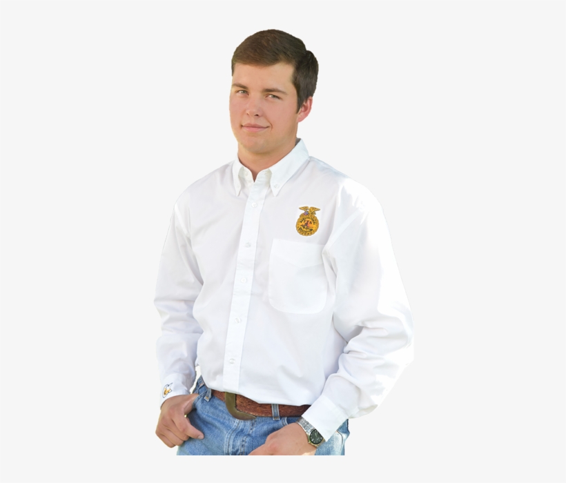 Men's Easy Care White Shirt - Gentleman, transparent png download