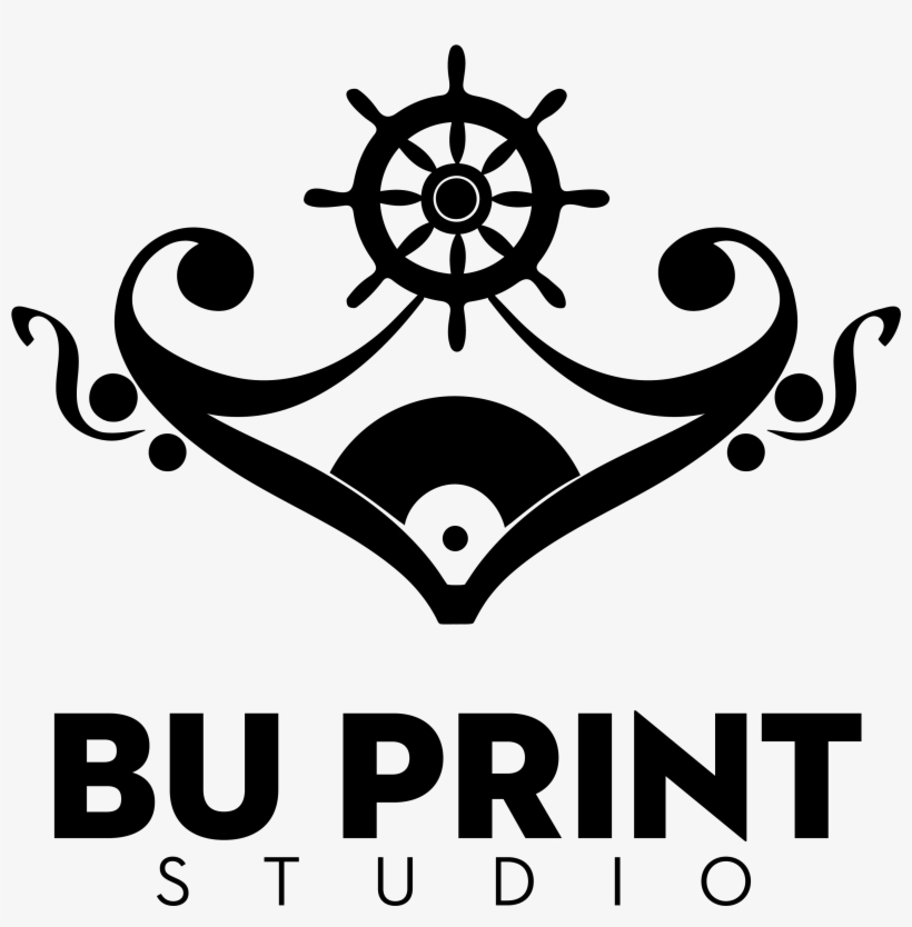 Bu Print Logo Design - Emblem, transparent png download