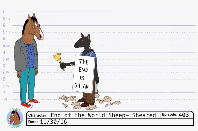 Bojack Horseman Model Sheet, transparent png download