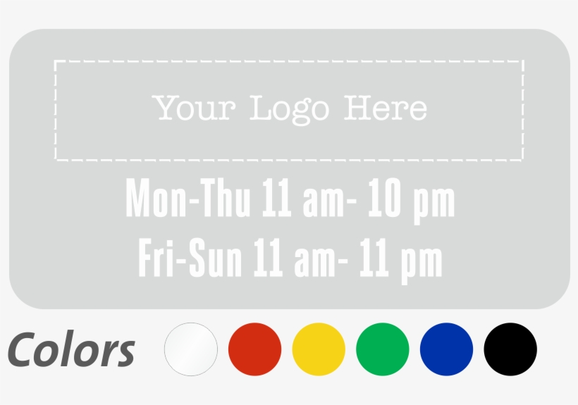 Customizable Logo And Timing, Single-sided Label - Circle, transparent png download
