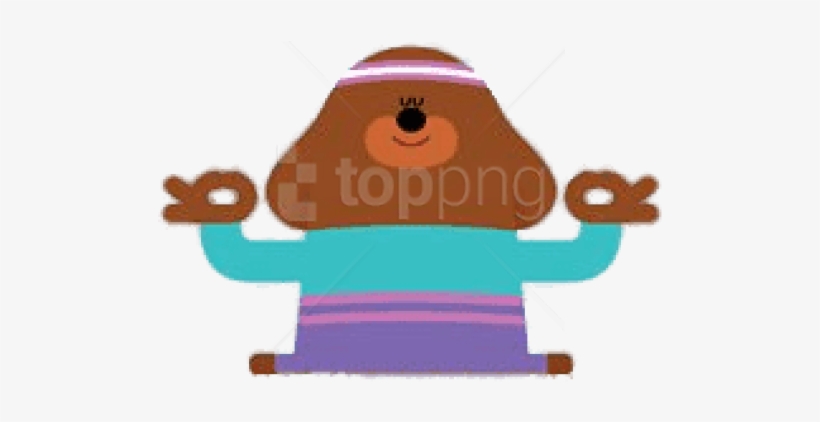 Free Png Download Duggee Doing Yoga Clipart Png Photo - Hey Duggee, transparent png download