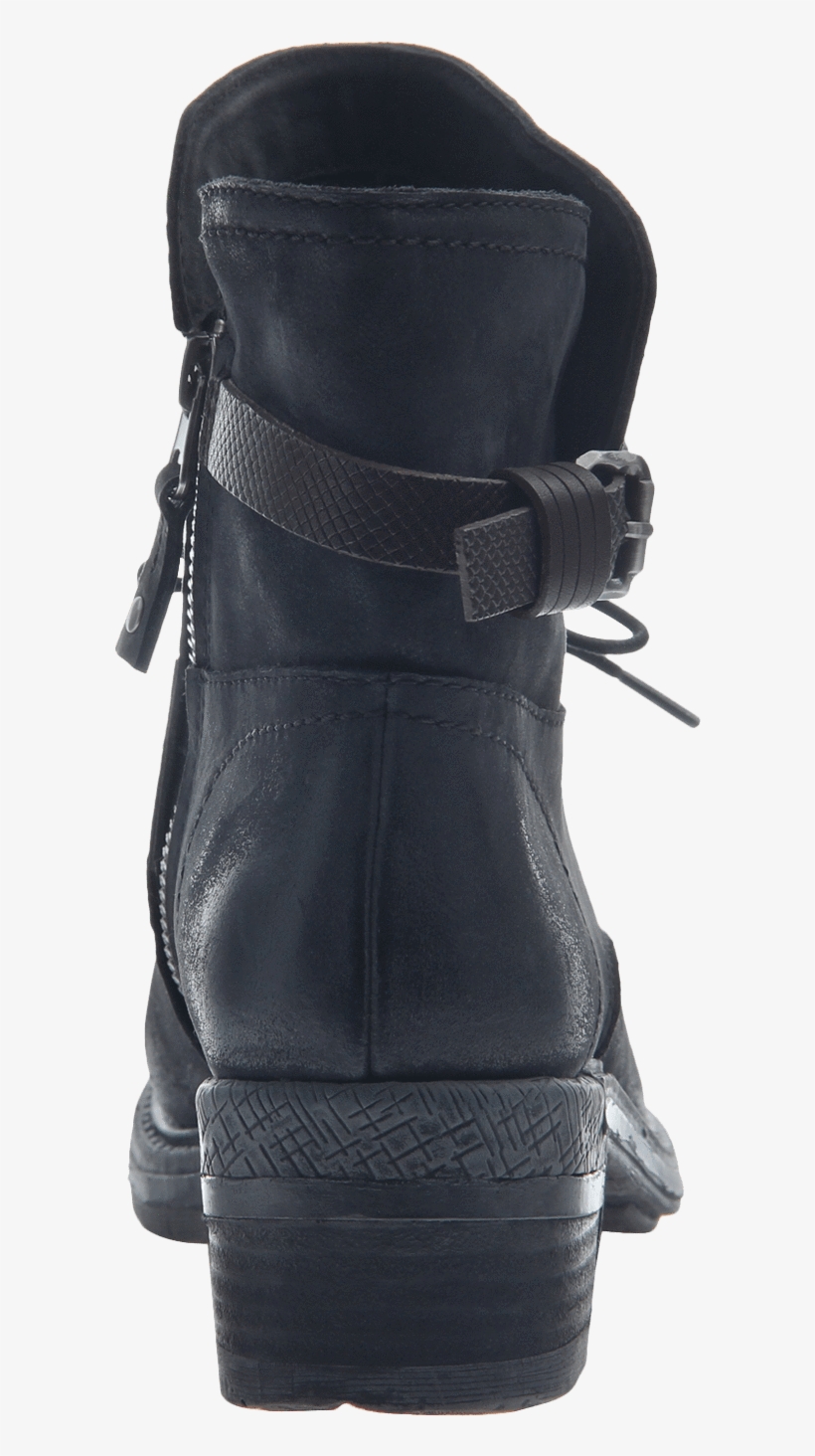Gallivant Women's Boot In Black Back View - Motorcycle Boot, transparent png download