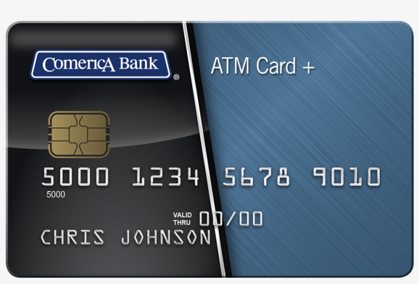 Debit Card - Comerica Bank, transparent png download