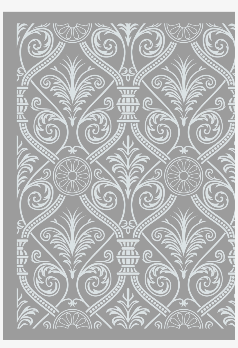 Clipart Ornament Big Image Png - Dark Damask, transparent png download
