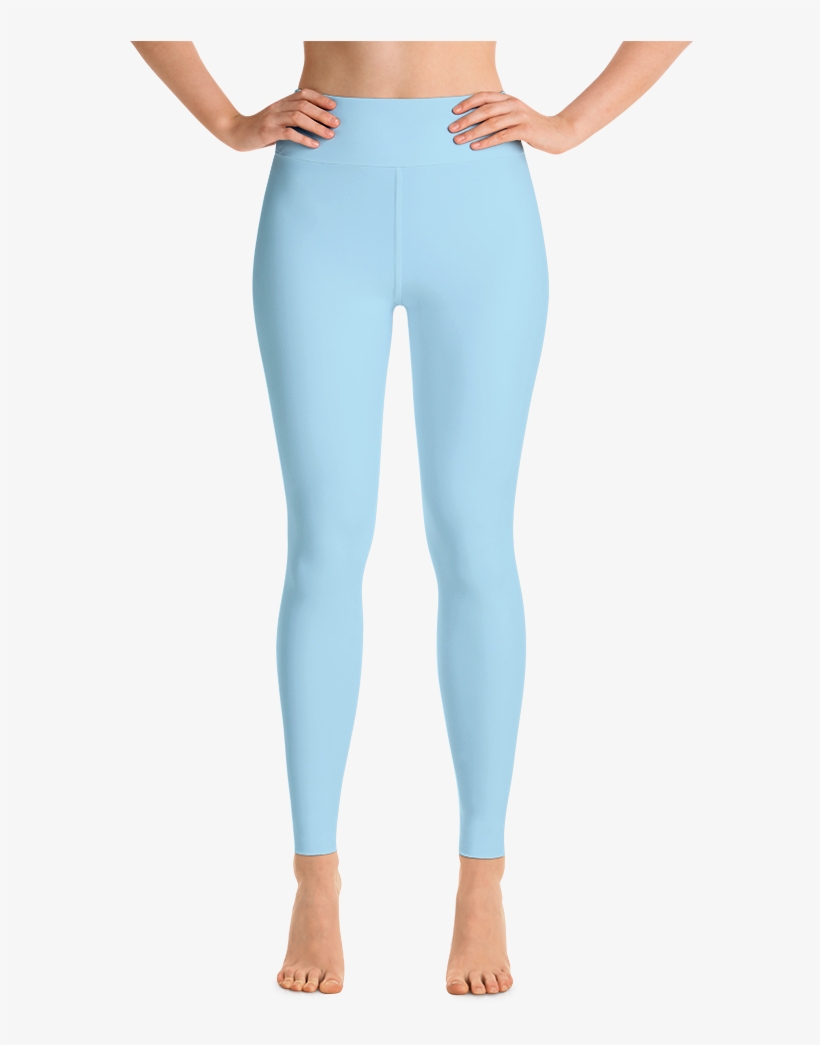 Sky Blue Yoga Pants, transparent png download