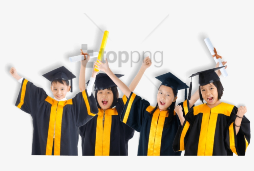Free Png Download Kids Graduation Png Png Images Background - Kids Graduation Png, transparent png download
