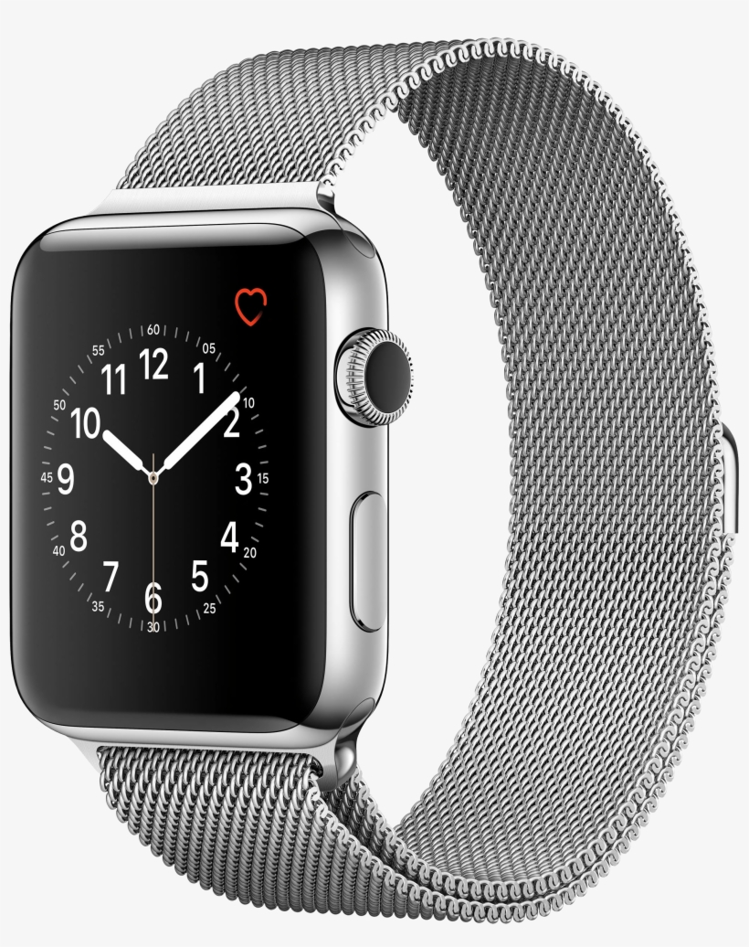 Apple Watch Series 2 Silver, transparent png download