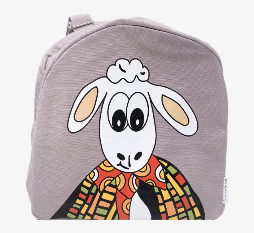 Woolly The Sheep Knapsack - Cartoon, transparent png download