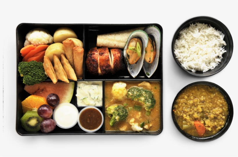 Thali Indian Lunch - Steamed Rice, transparent png download