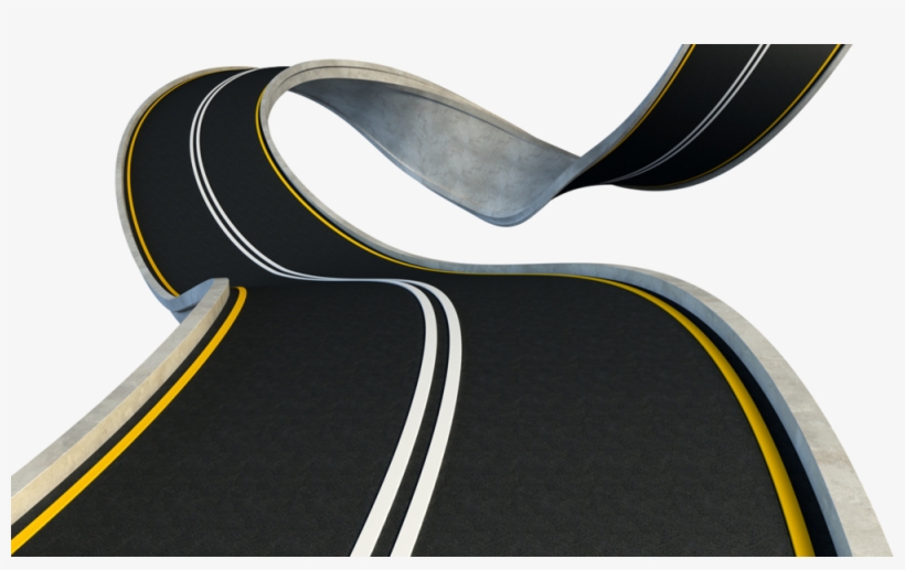 Twisted Road - Road Psd, transparent png download