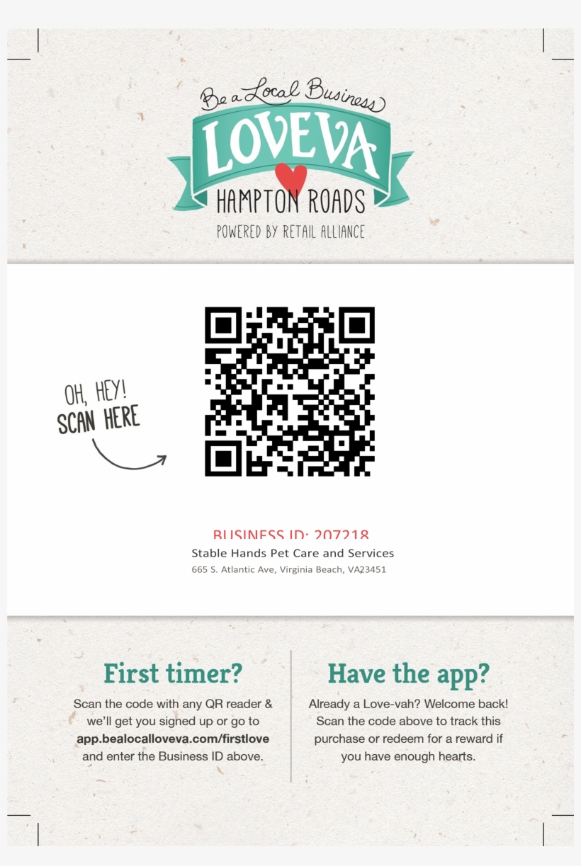 Love Va Qr Code - Printing, transparent png download