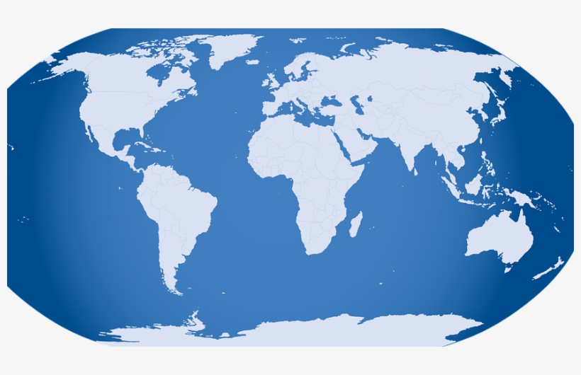 International Work Opportunities - Global Map Vector Png, transparent png download