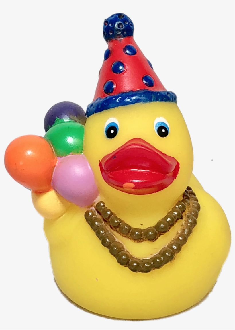 Birthday Balloons Rubber Duck - Bath Toy, transparent png download