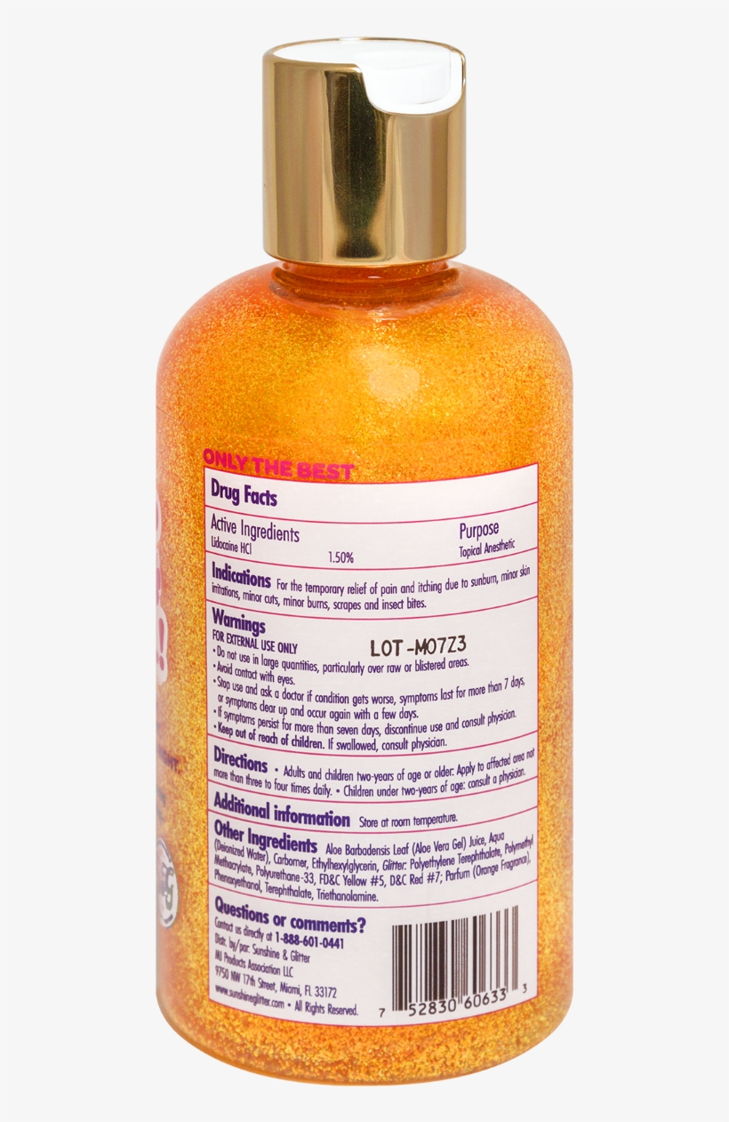 Sunshine & Glitter Totally Fun Keep It Cool After Sun, transparent png download