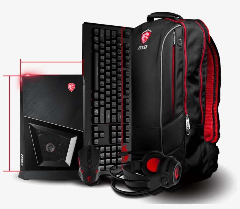 Msi Infinite X Gaming Desktop Pc - Msi Trident 3 Bag, transparent png download