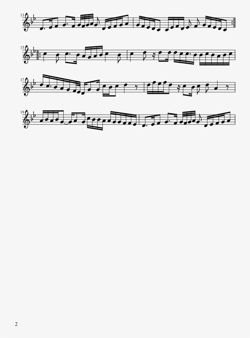 1/3 Sheet Music Composed By Ak7 2 Of 5 Pages - Sheet Music, transparent png download