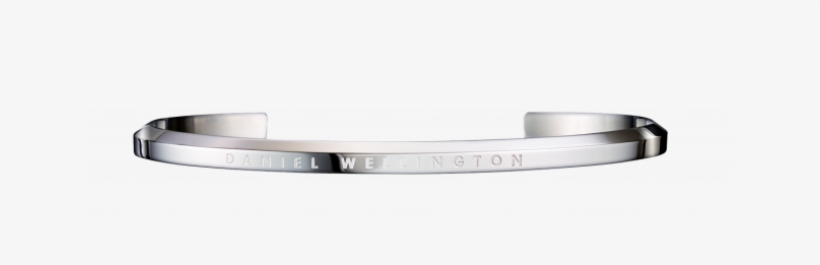 Daniel Wellington Cuffs Silver Large Dw00400002 - Bracelet Daniel Wellington, transparent png download