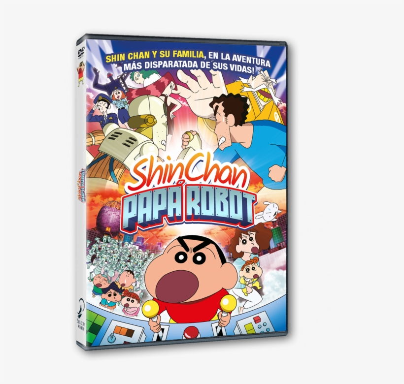 Papá Robot En Dvd - Shin Chan Papa Robot, transparent png download